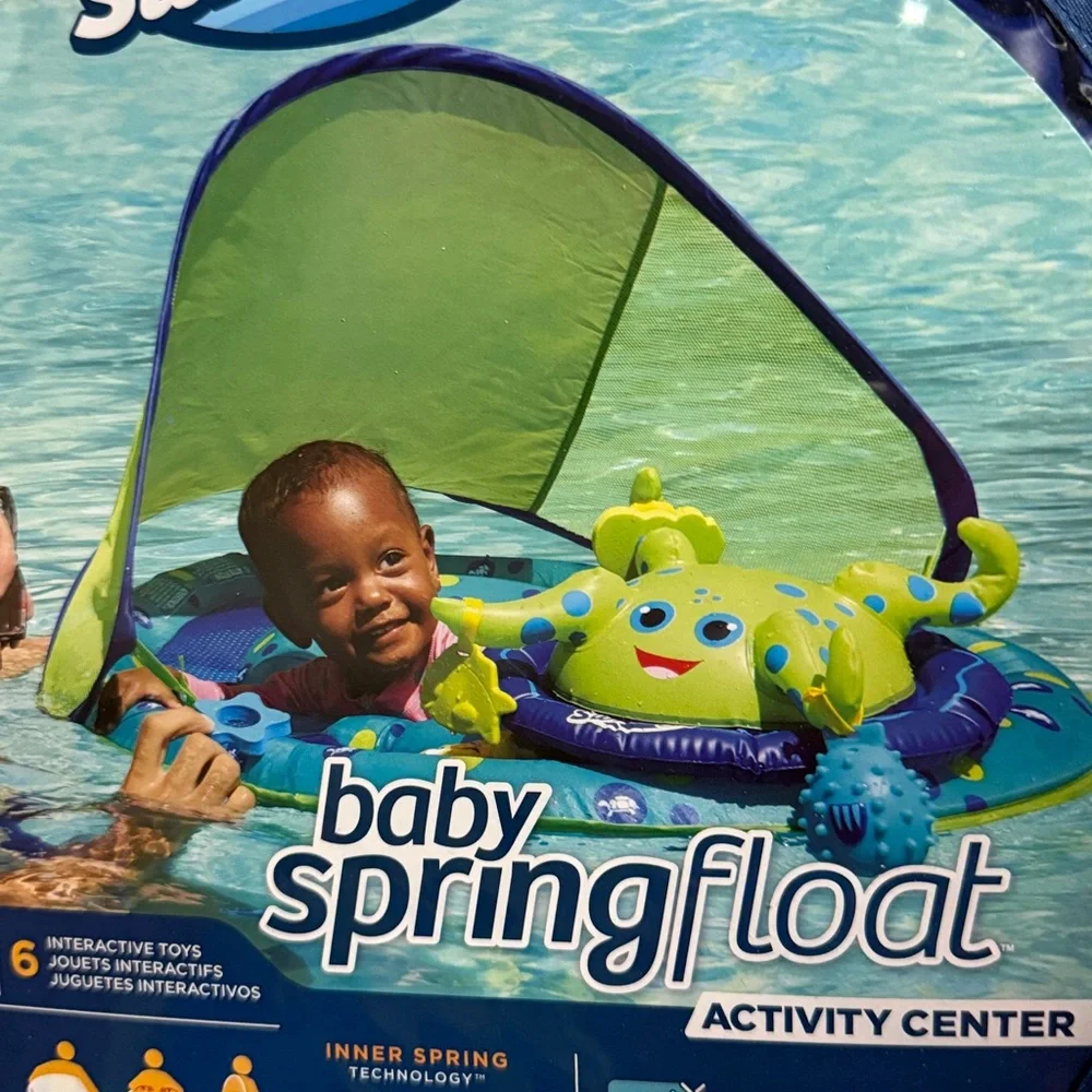 Swimways Baby Spring Float Activity Center 9-24 mo - Picture 1 of 9